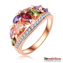 Luxury Multi-Color Zircon Wedding Ring for Women (Ri-HQ0401-A)